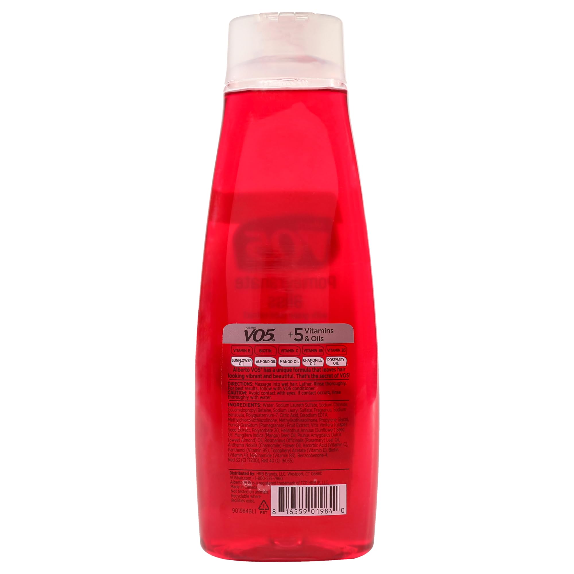Alberto Vo5 Pomegranate Bliss Moisturizing Shampoo for Unisex Shampoo Unisex 15 - Thumbnail 2