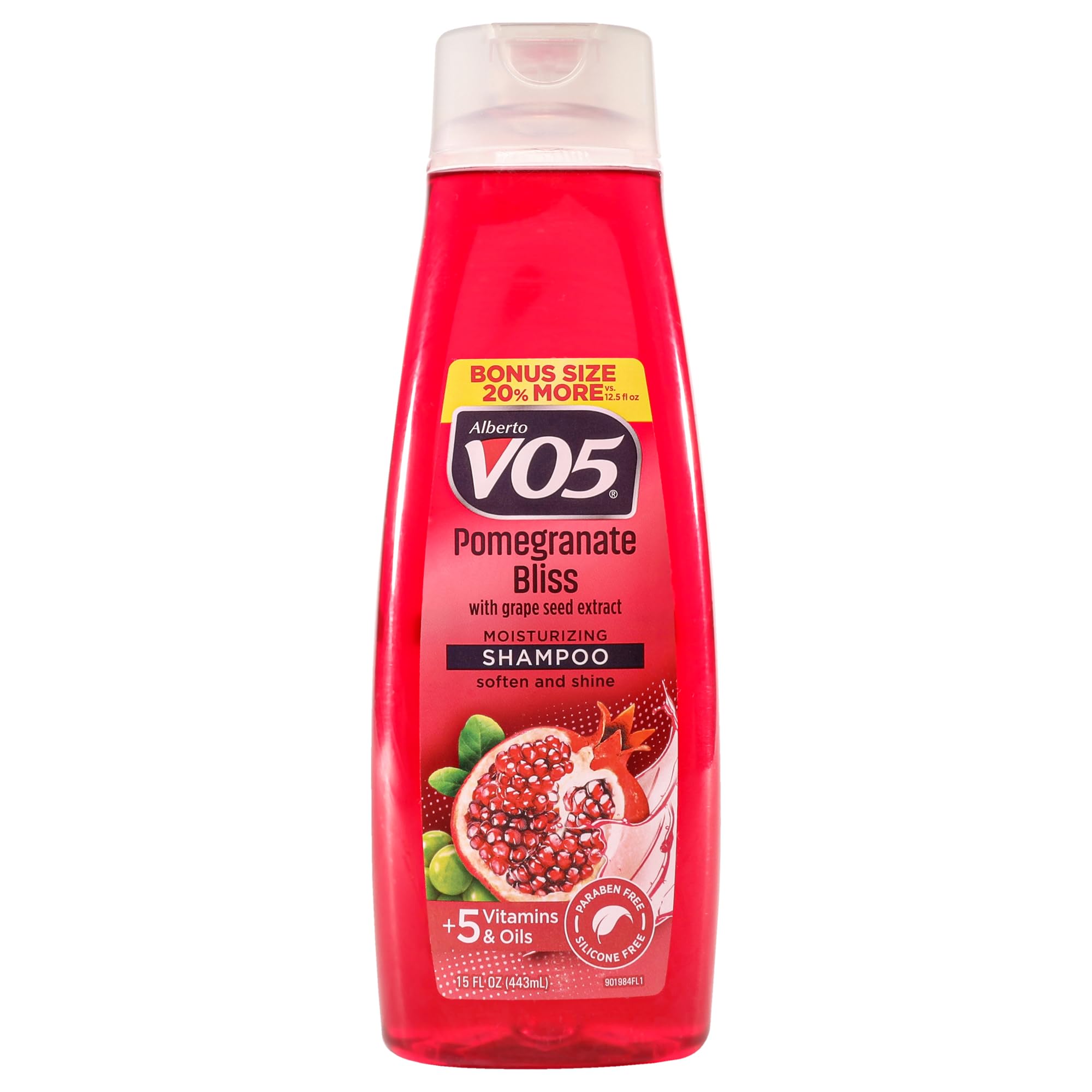 Alberto Vo5 Pomegranate Bliss Moisturizing Shampoo for Unisex Shampoo Unisex 15