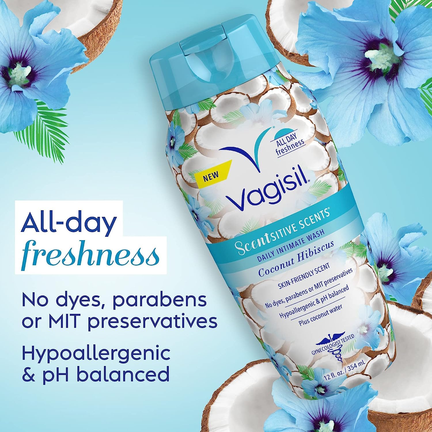 Vagisil Feminine Wash for Intimate Area Hygiene Scentsitive Scents Ph Balanced - Thumbnail 3