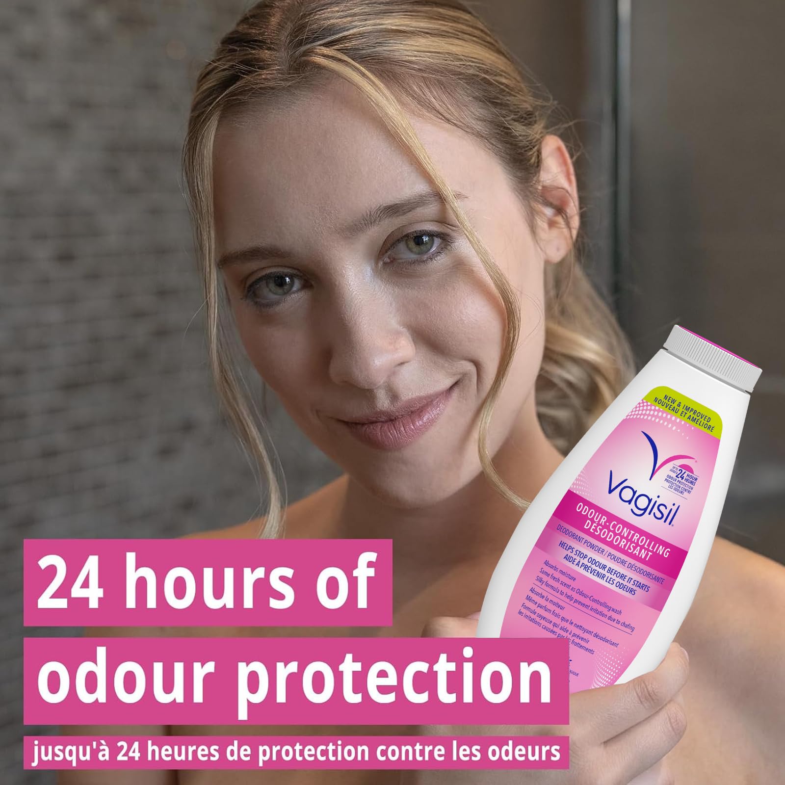 Vagisil Odor Block Deodorant Powder Helps To Prevents Chafing Talc Free For - Thumbnail 2