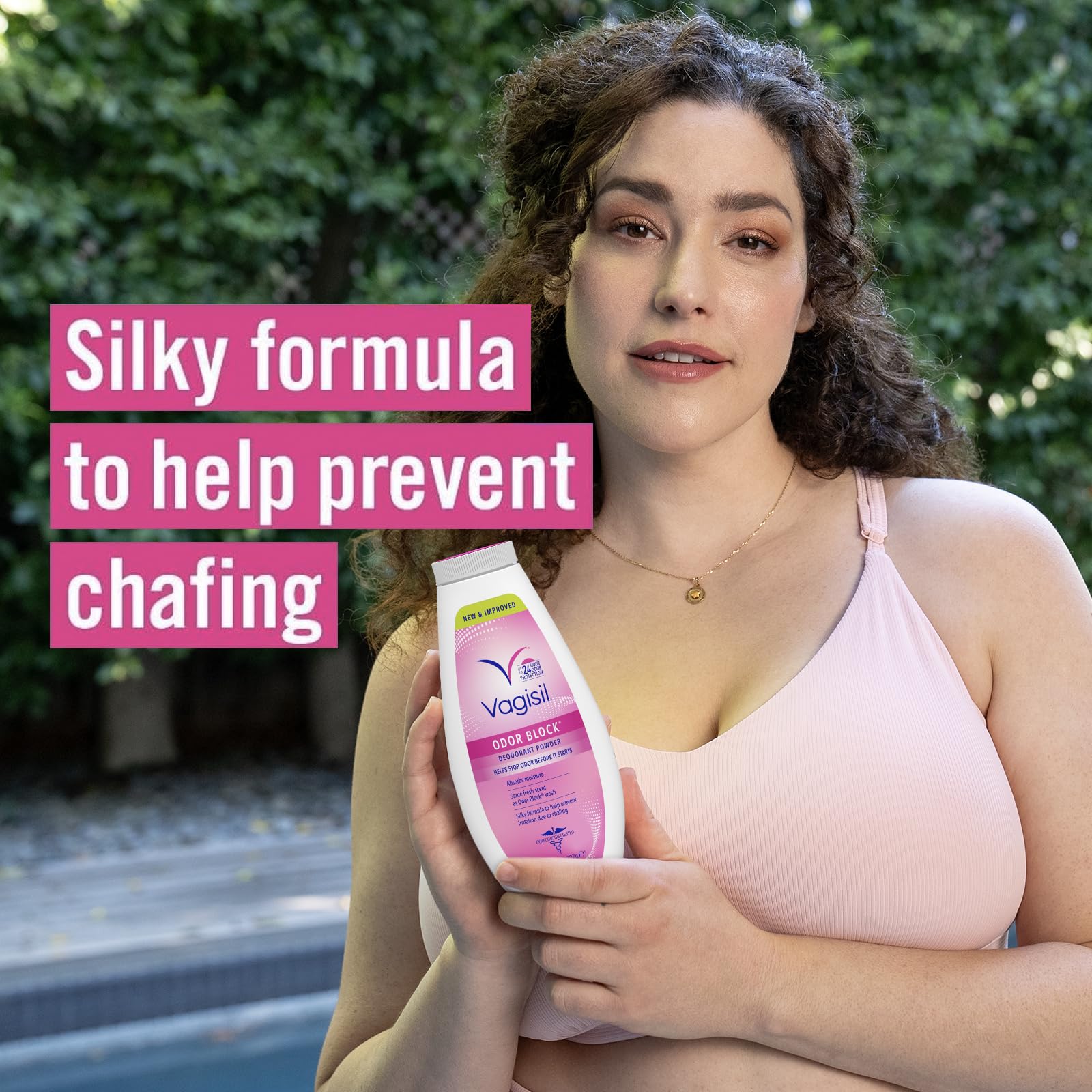 Vagisil Odor Block Deodorant Powder Helps To Prevents Chafing Talc Free For - Thumbnail 3