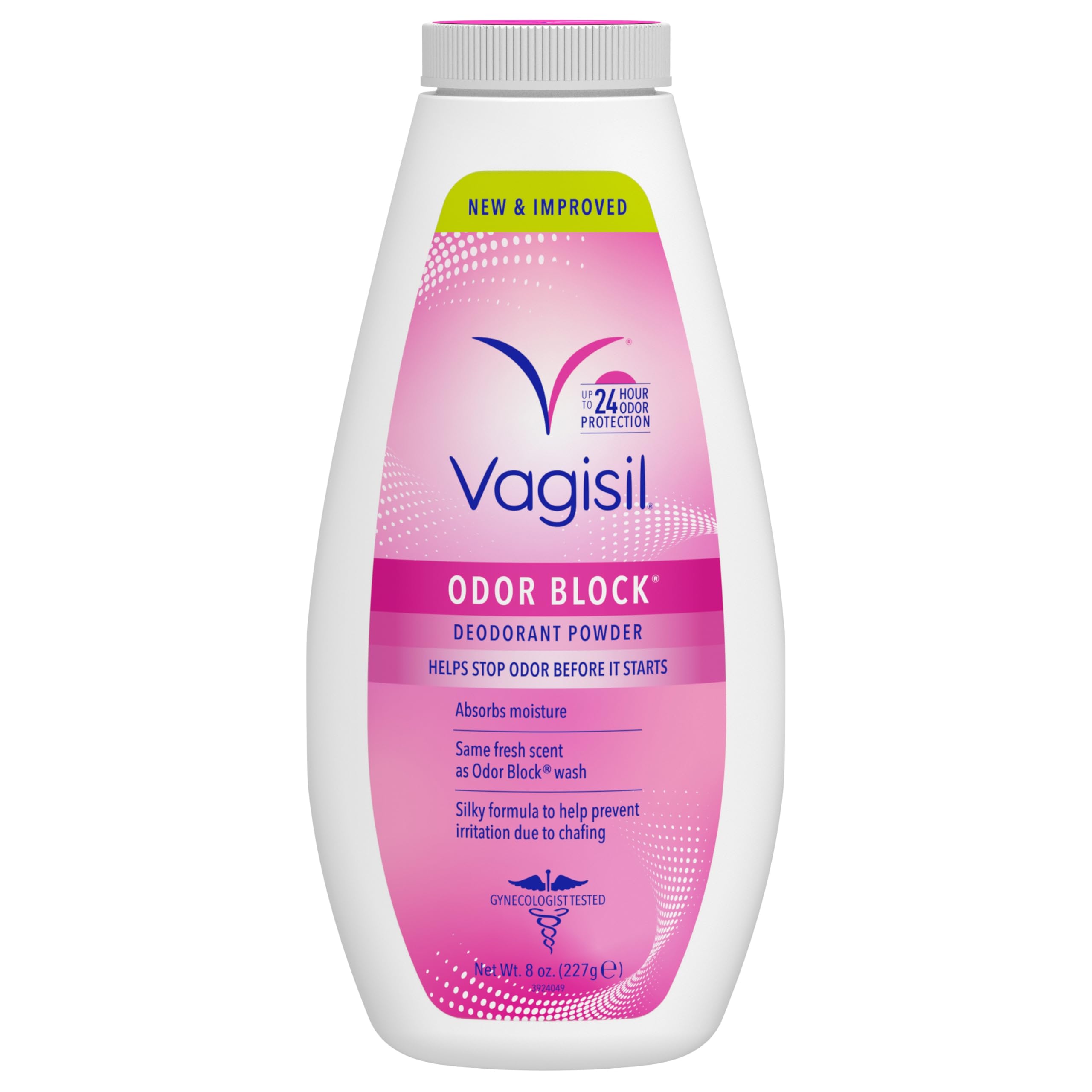 Vagisil Odor Block Deodorant Powder Helps To Prevents Chafing Talc Free For