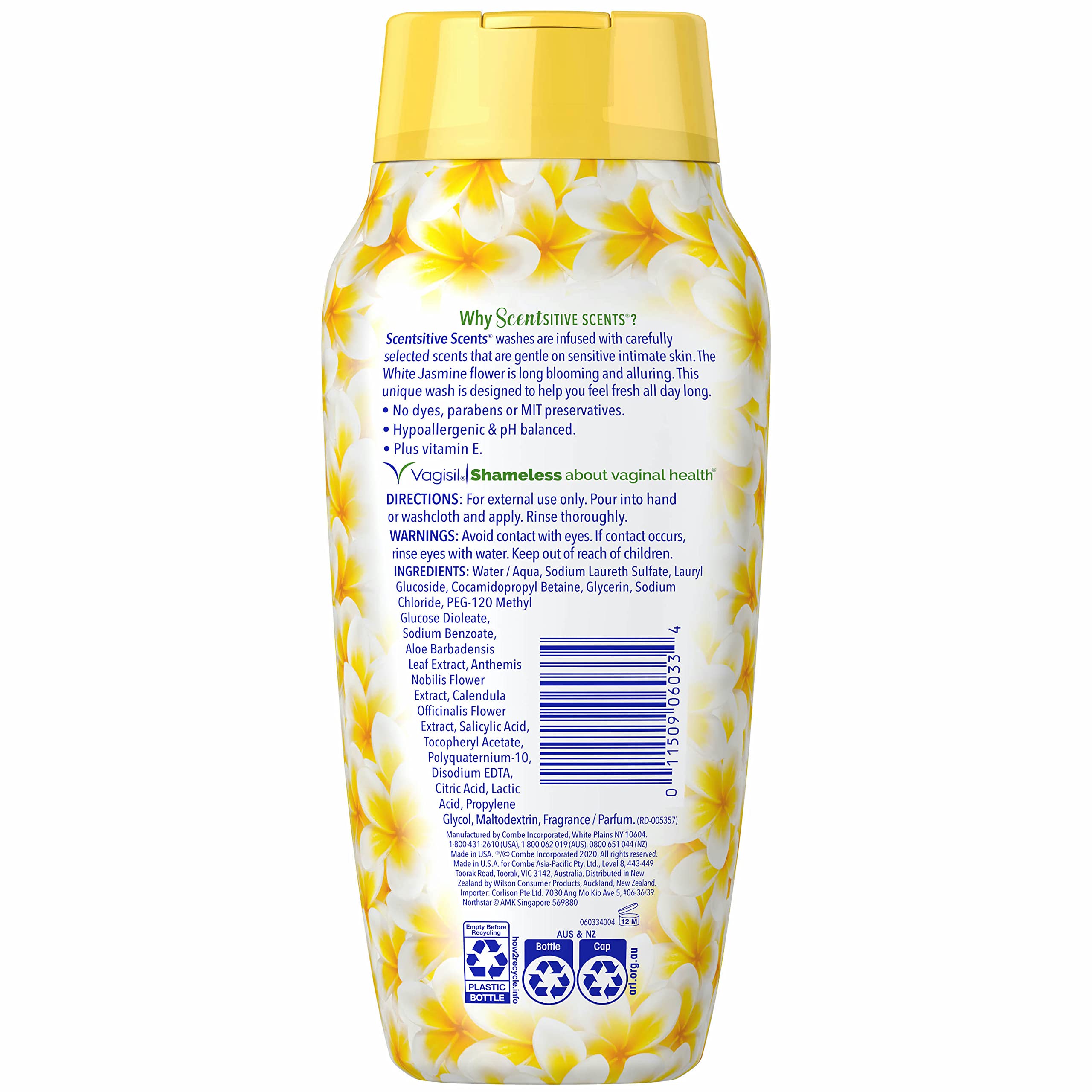 Vagisil Feminine Wash for Intimate Area Hygiene Scentsitive Scents Ph Balanced - Thumbnail 2