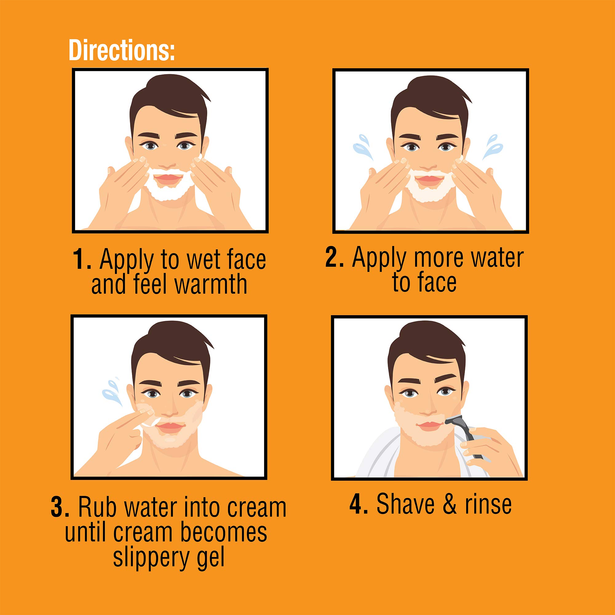 Van Der Hagen Self Heating Shave Cream Burst of Warmth Opens Pores and Softens - Thumbnail 3