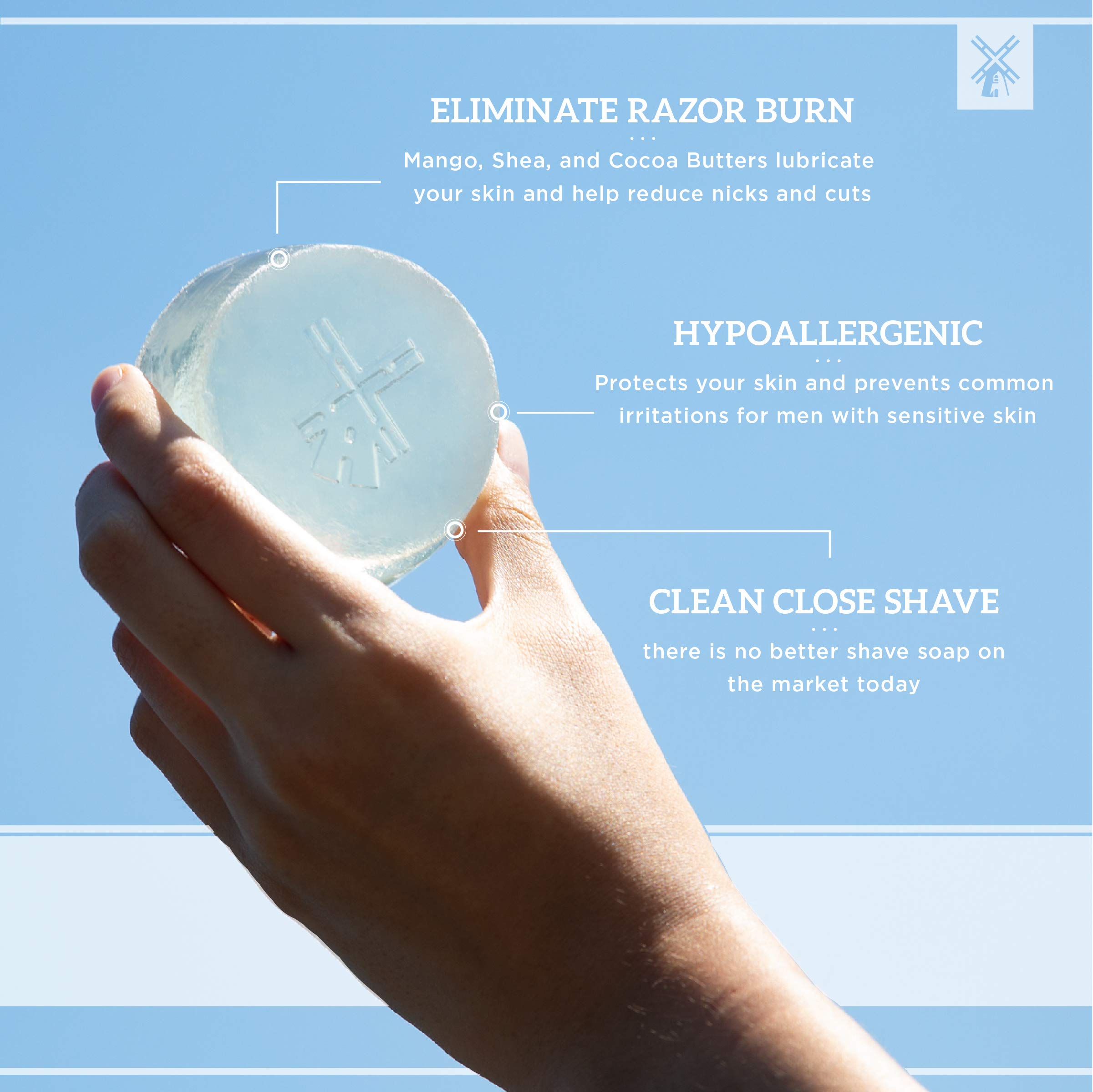 Van Der Hagen Luxury Free Shave Soap For Men