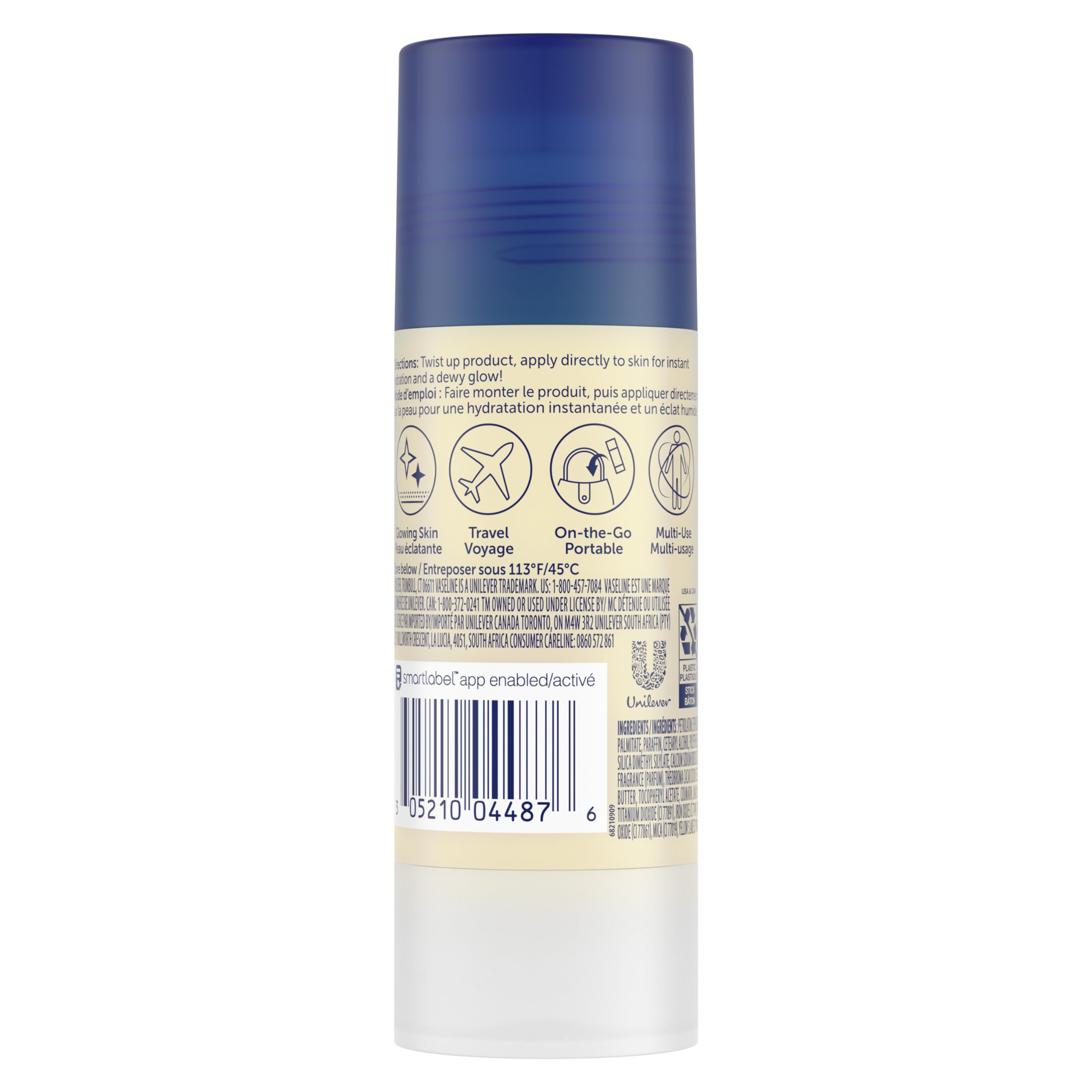 Vaseline Cocoa Shimmer Jelly Stick Non Greasy Moisturizer for Glowing Skin Face - Thumbnail 2