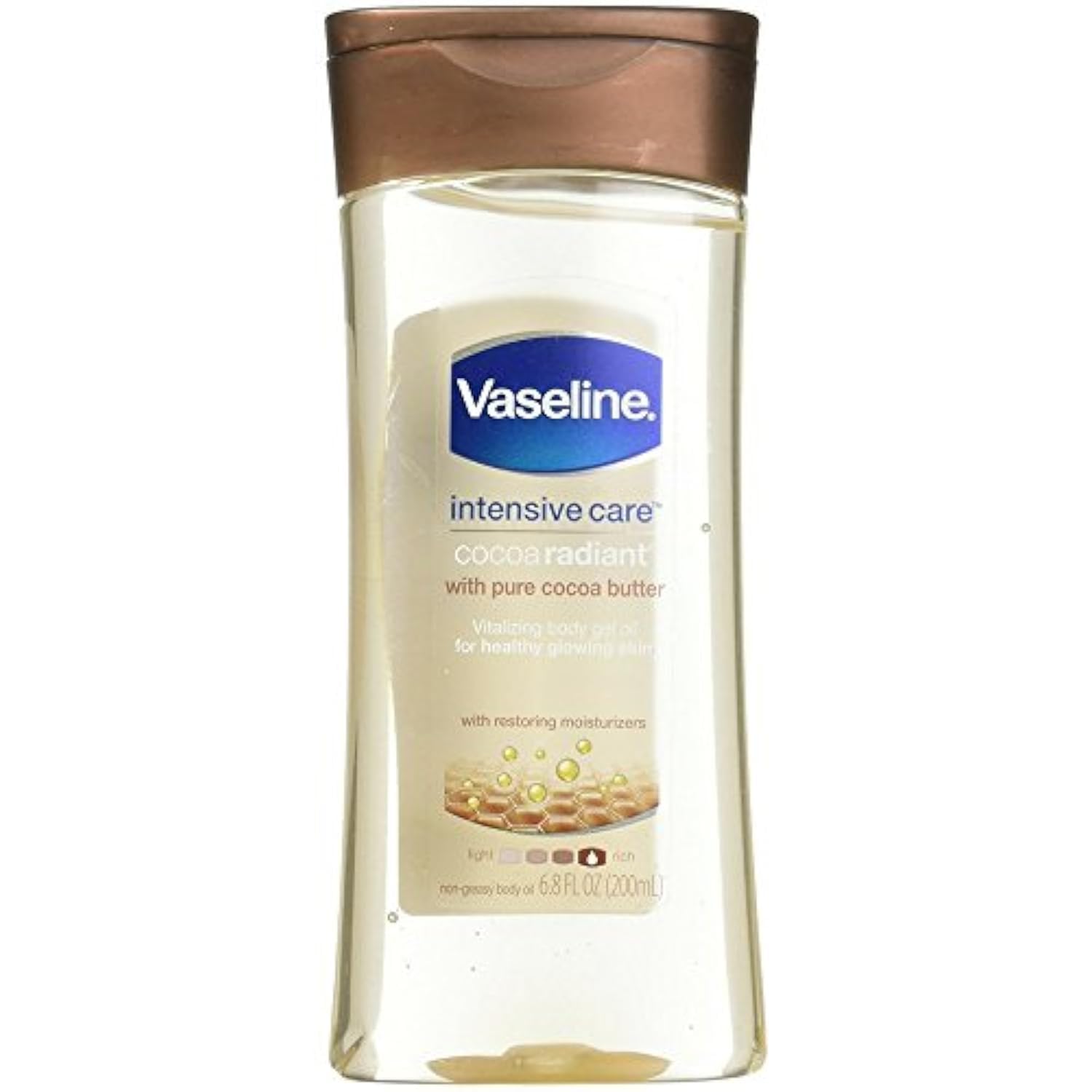 Vaseline Intensive Care Body Gel Oil Cocoa Radiant 6.8 oz
