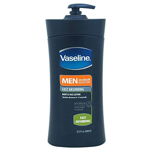 Vaseline Men Healing Moisture Body Lotion Fast Absorbing 20.3 oz - Thumbnail 2