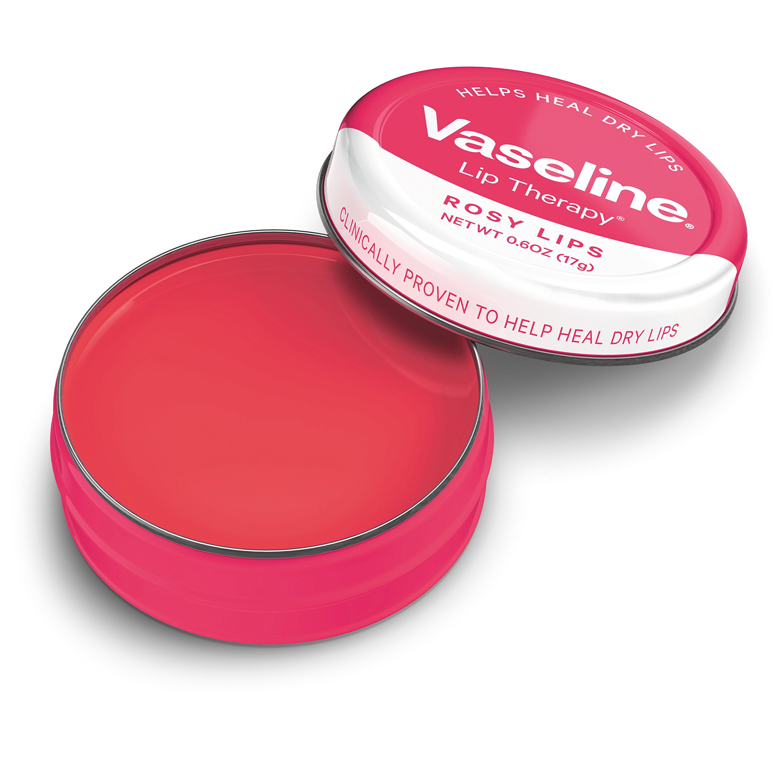 Vaseline Lip Therapy Lip Balm Tin Rosy Lips 0.6 oz - Thumbnail 2