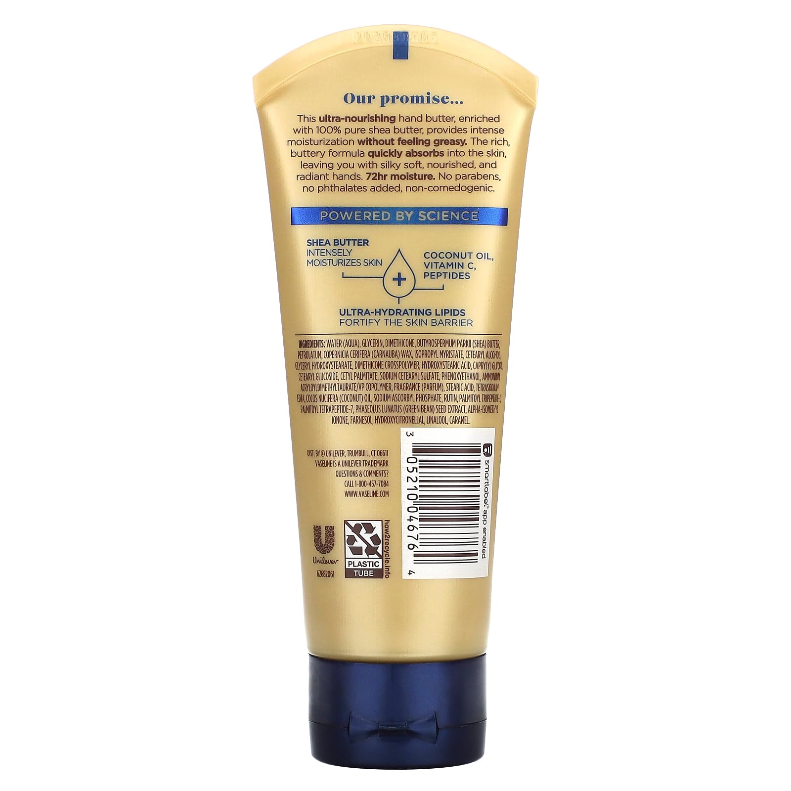 Vaseline Radiant Hand Butter Deep Nourishment 3.4 Fl Oz - Thumbnail 2