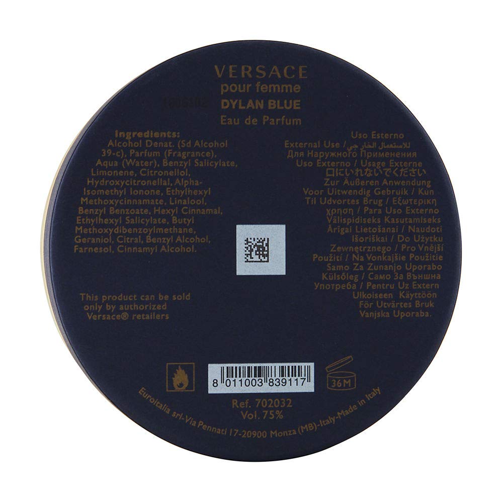Versace Dylan Blue Pour Femme For Women EDP 3.4 oz - Thumbnail 2