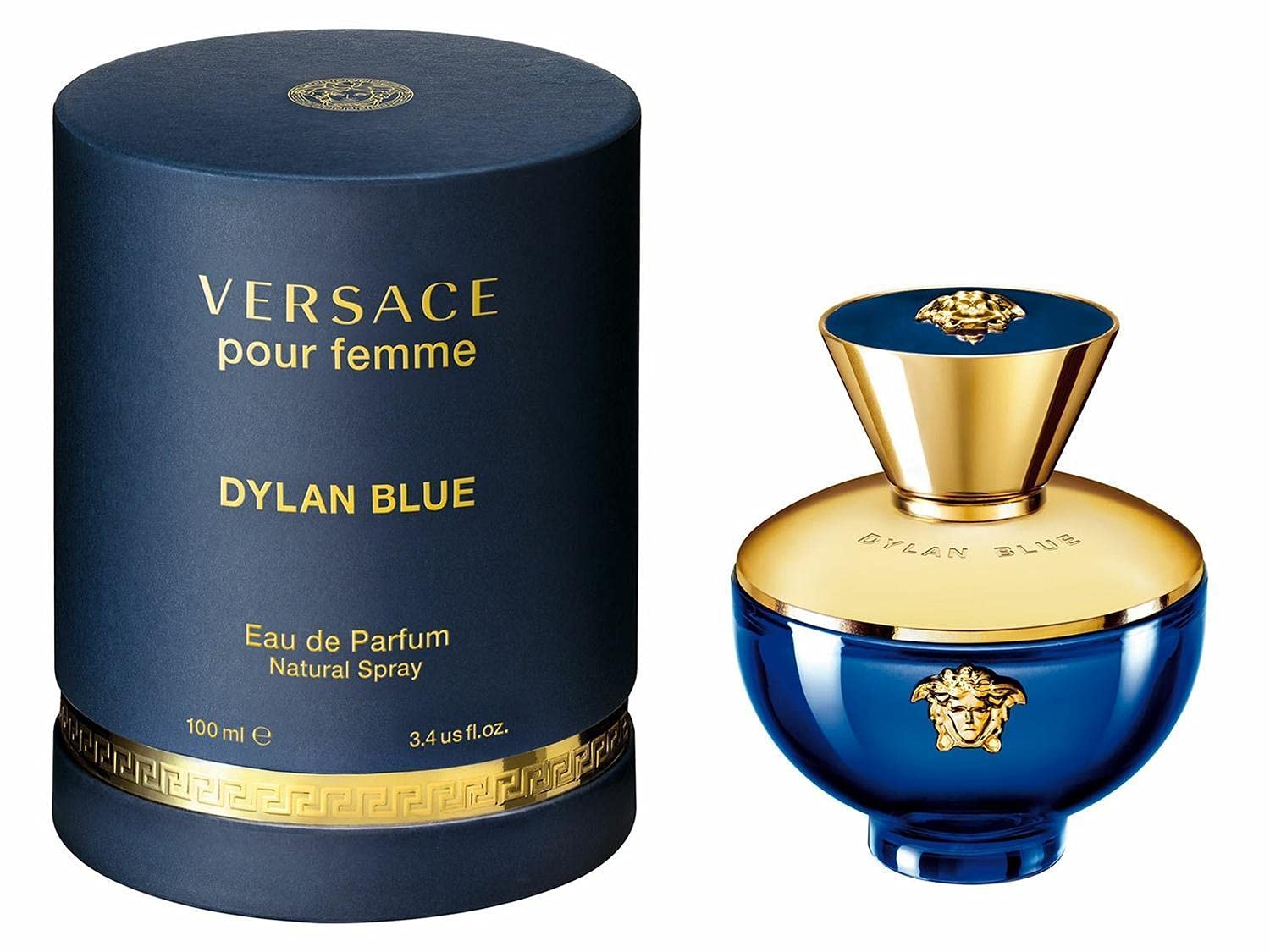 [Tester] Versace Pour Femme Dylan Blue Women For Women EDP 3.4 oz - Thumbnail 1