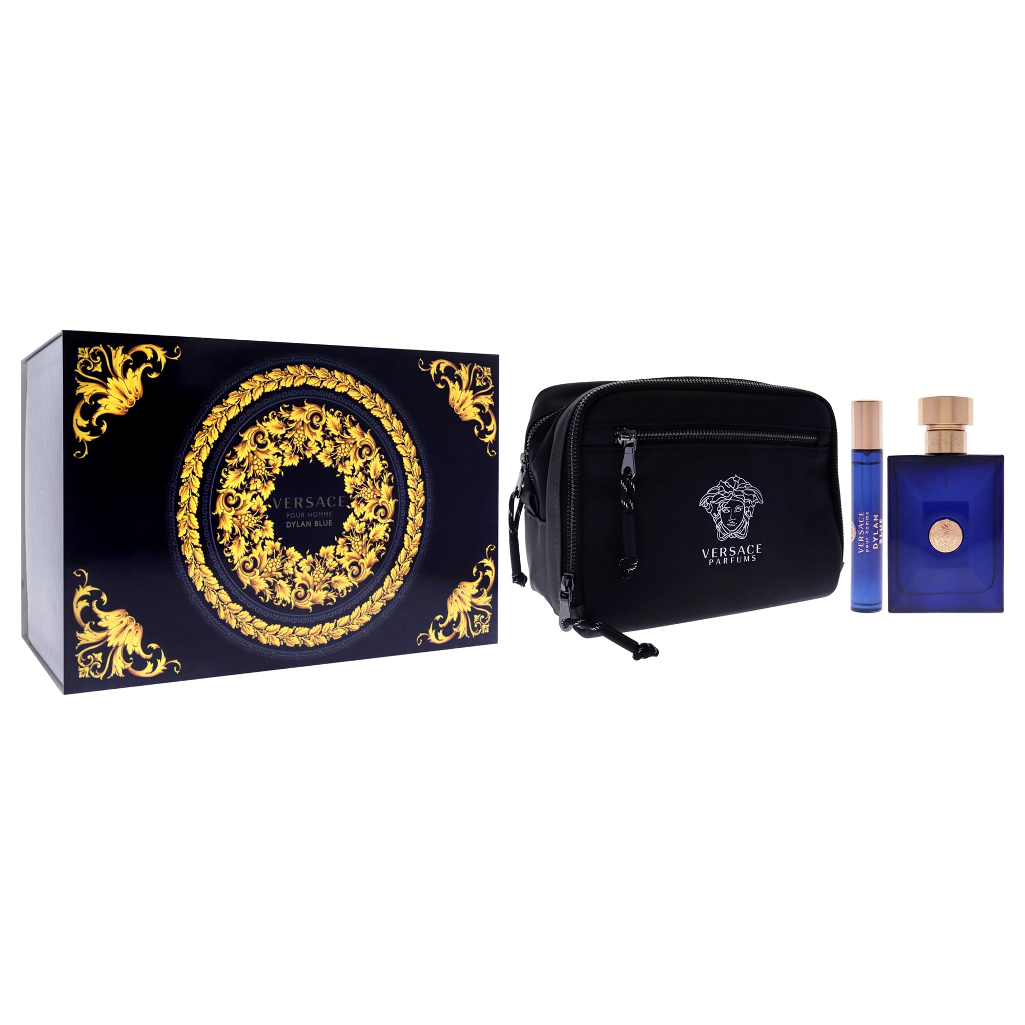 [Set] Versace Dylan Blue 3.4 M + Gwp Italy 11pcs Bybox EDT 10 ml - Thumbnail 3