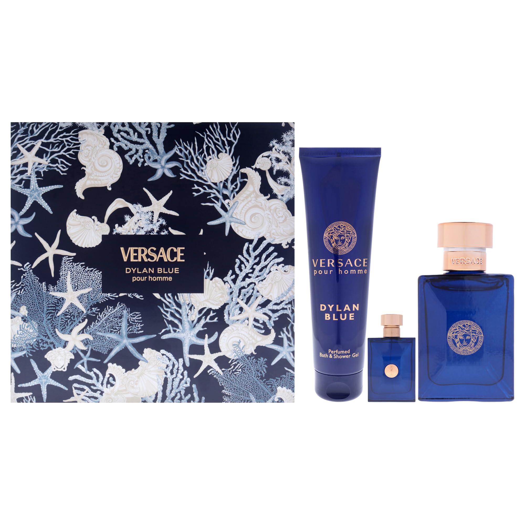 [Set] Versace Dylan Blue Pour Homme For Men EDT 100 ml - Thumbnail 1