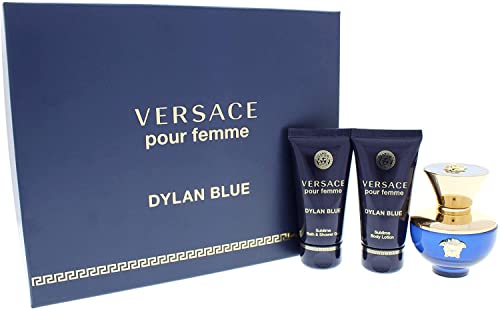 [Set] Versace Pour Femme Dylan Blue By Versace 3 Piece Mini Women For Women - Thumbnail 3