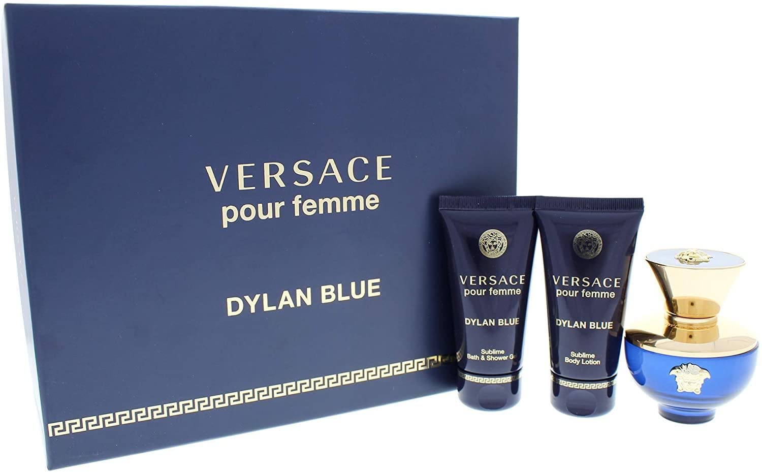 [Set] Versace Dylan Blue 3 Piece Mini For Women