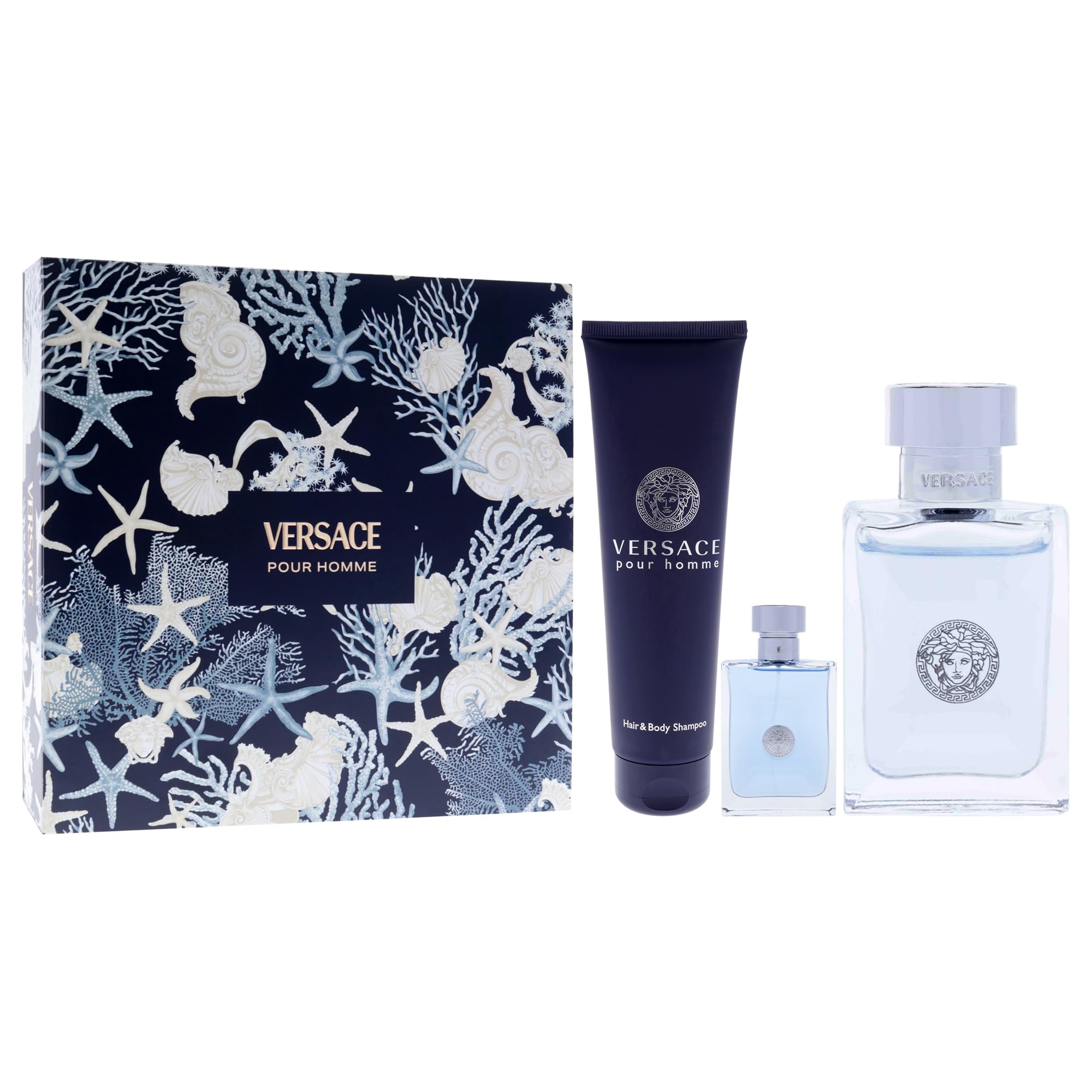 [Set] Versace Signature 3.4 M+5.0 S/g+mini Italy 1pcs Bybox EDT - Thumbnail 3