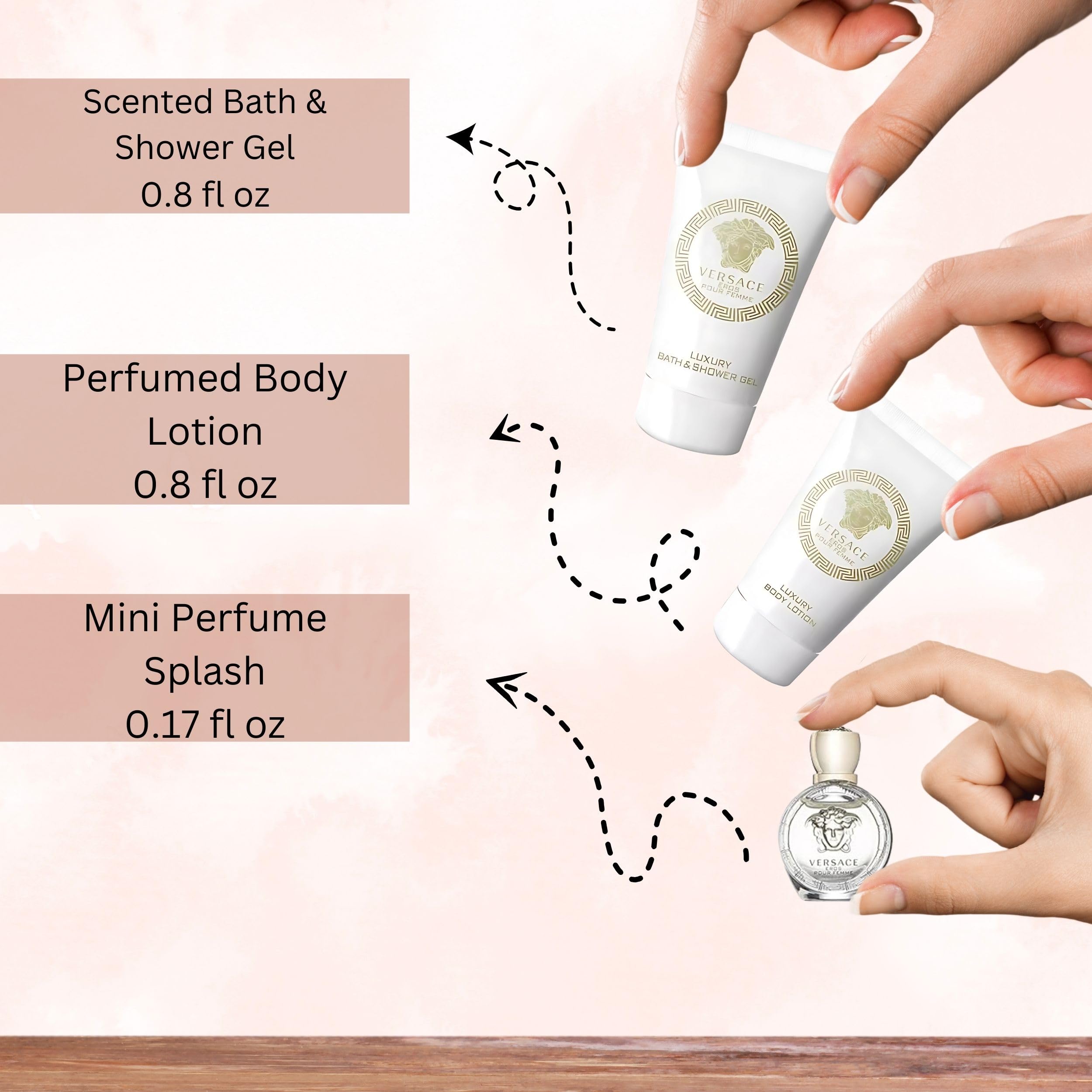 [Set] Versace Yellow Diamond 3 Piece Mini For Women - Thumbnail 3