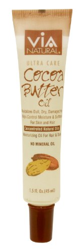 Via Natural Ultra Care Cocoa Butter Oil Concentrated Natural Oil Revitalizes - Thumbnail 2