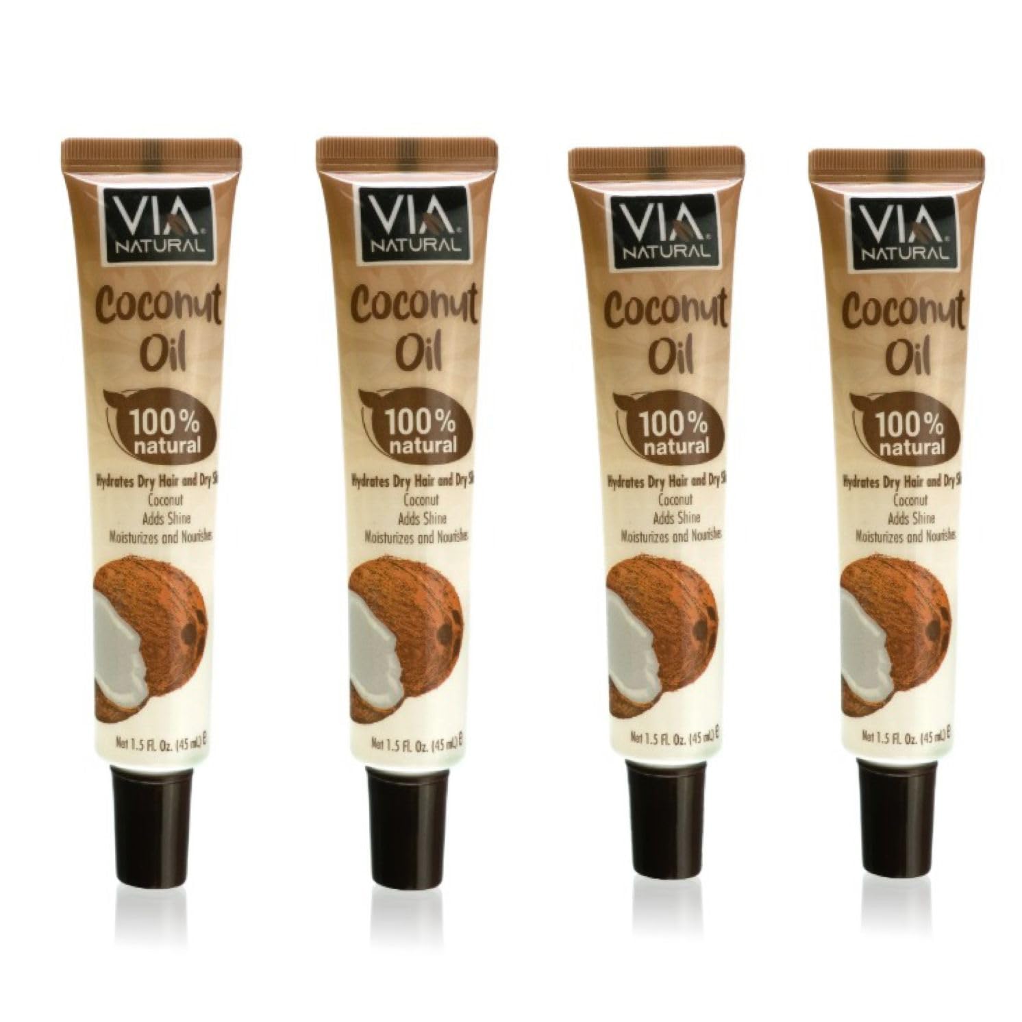 Via Natural 100% Natural Coconut Oil 1.5 Fl Oz - Thumbnail 2