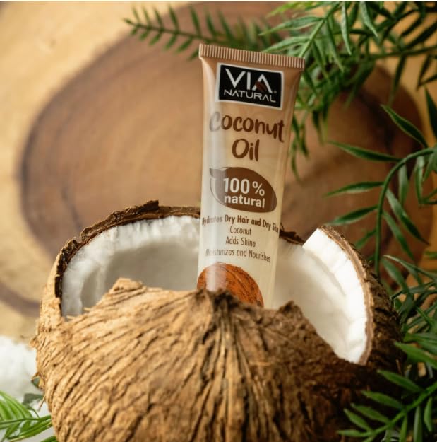 Via Natural 100% Natural Coconut Oil 1.5 Fl Oz - Thumbnail 3