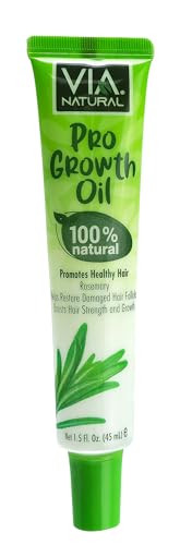Via Natural 100% Natural Pro Growth Oil 1.5 Fl Oz - Thumbnail 2