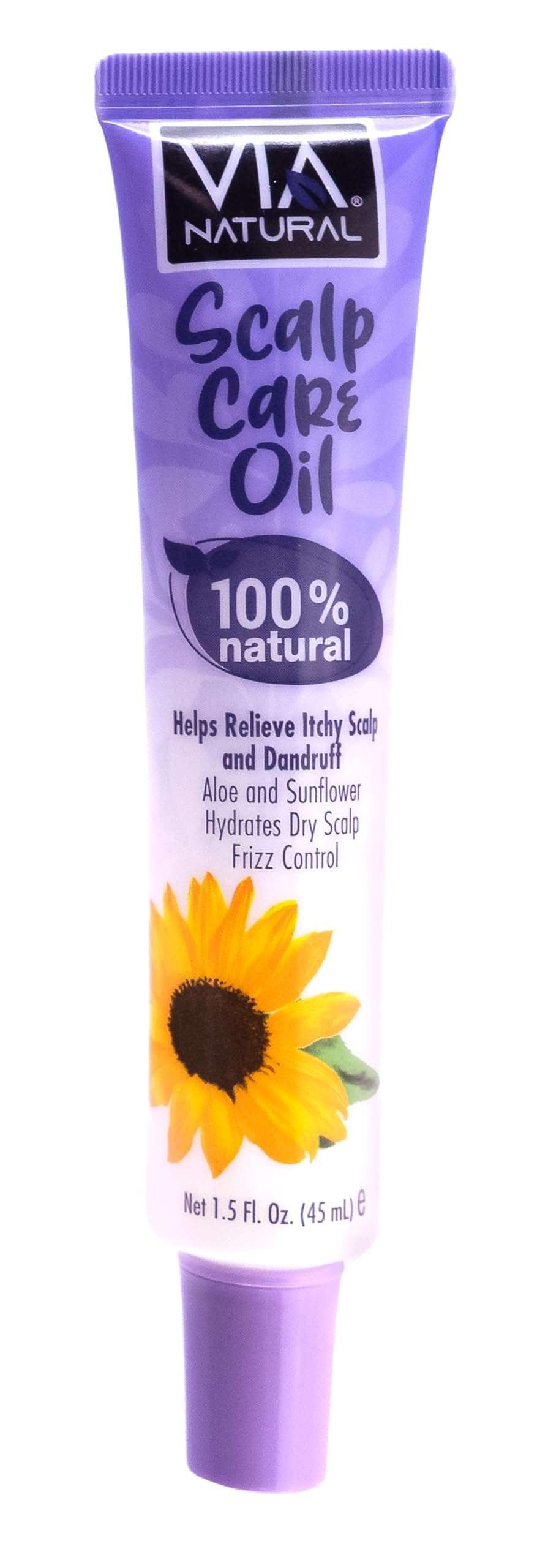 Via Natural 100% Natural Scalp Care Oil 1.5 Fl Oz