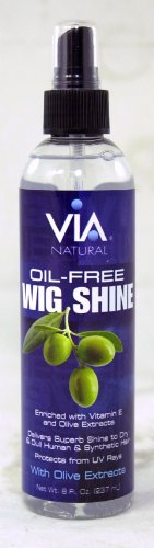 Via Natural Oil Free Wig Shine 2 oz - Thumbnail 2