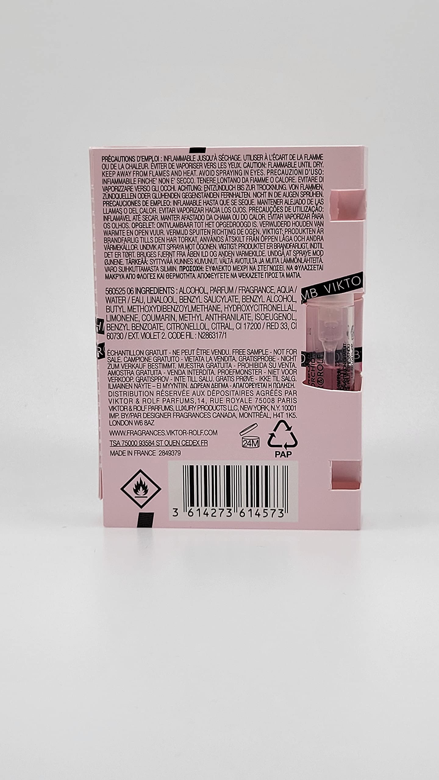 [Vial] Viktor Rolf Flowerbomb Ruby Orchid Vaporisateur 1. /0.04 Fl Oz EDP 2 ml - Thumbnail 2