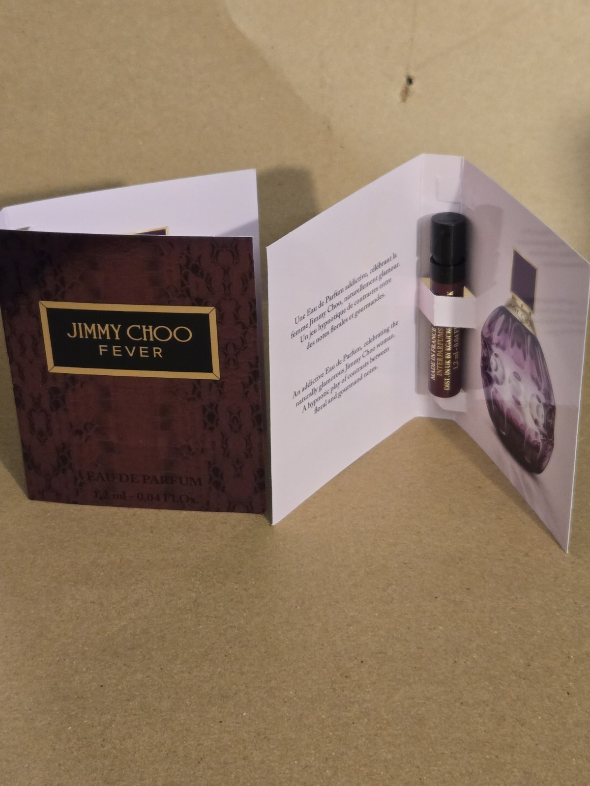 [Vial] Vial Jimmy Choo Fever 1. L France 60pcs Bybox EDP 2 ml - Thumbnail 2