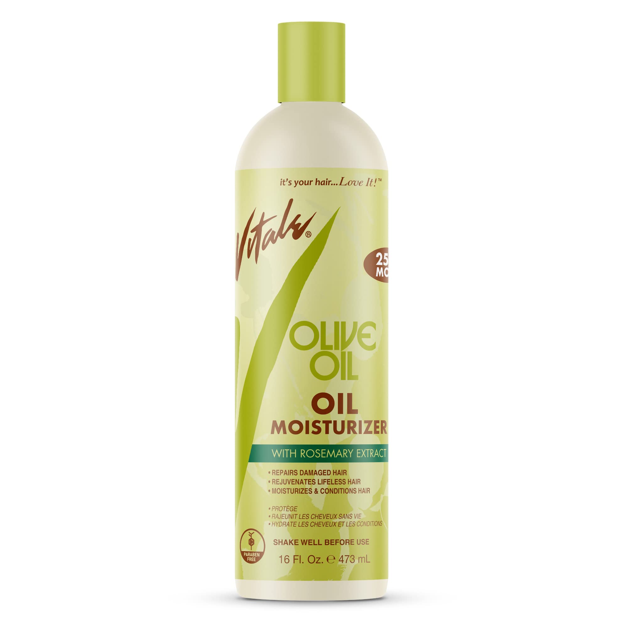 Vitale Olive Oil Deep Moisturizing Shampoo 12 Fluid Ounce White 12 Fl Ounce - Thumbnail 3