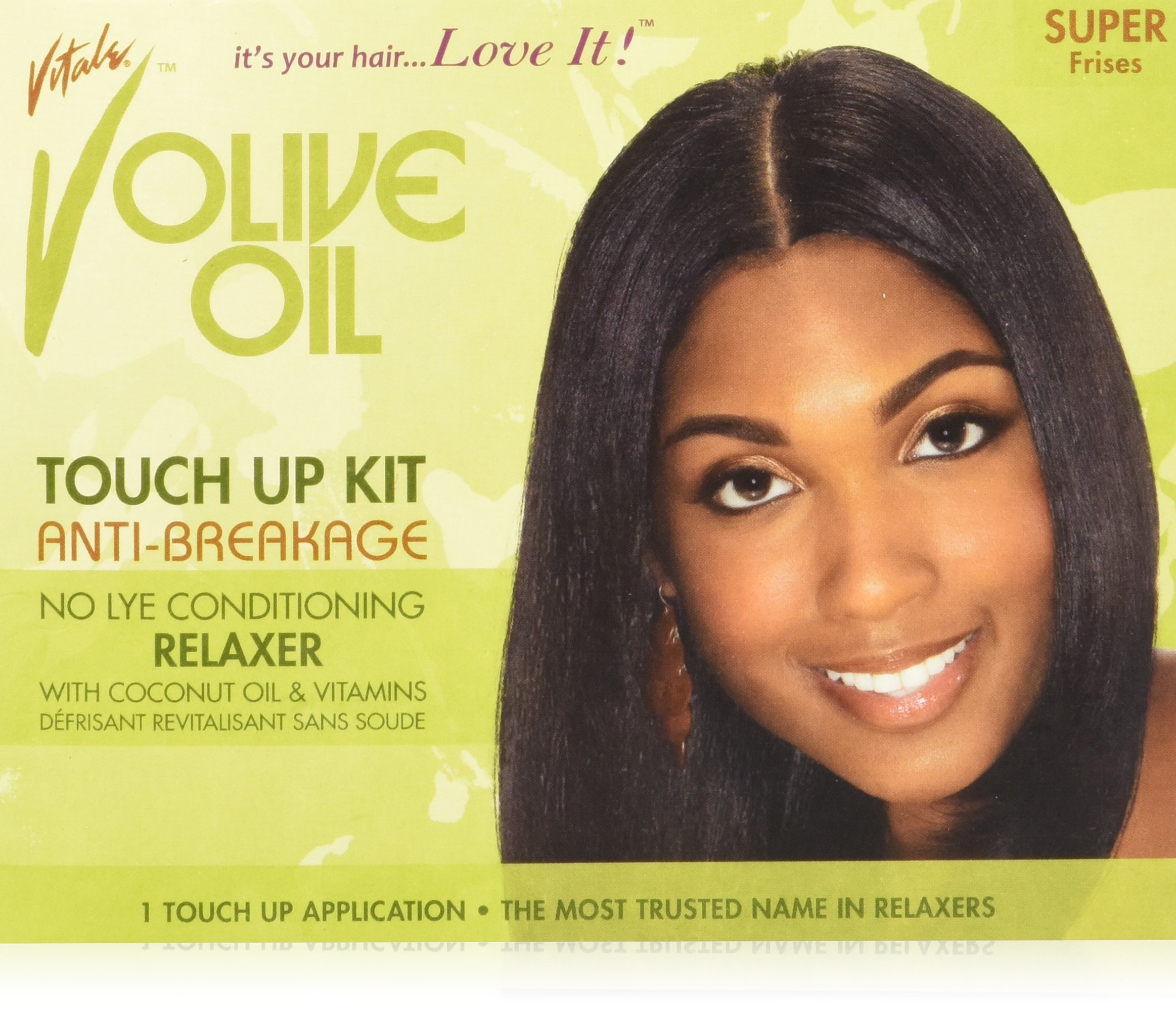 Vitale Olive Oil Touch Up Kit Conditioning No Lye Relaxer System Super 1 Ea - Thumbnail 2