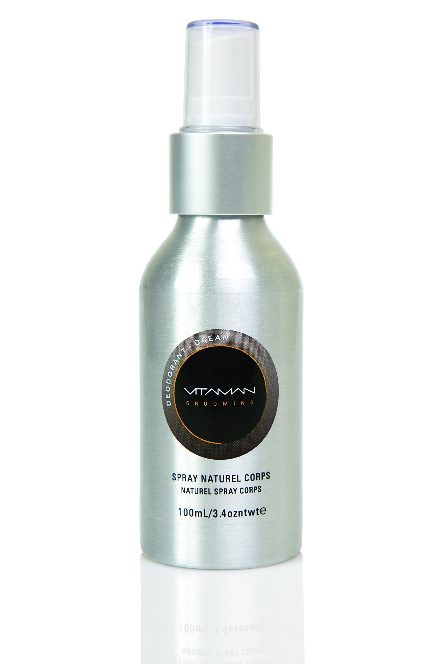 Vitaman Grooming Deodorant Ocean With Organic Blue Cypress Lavender Peppermint - Thumbnail 2