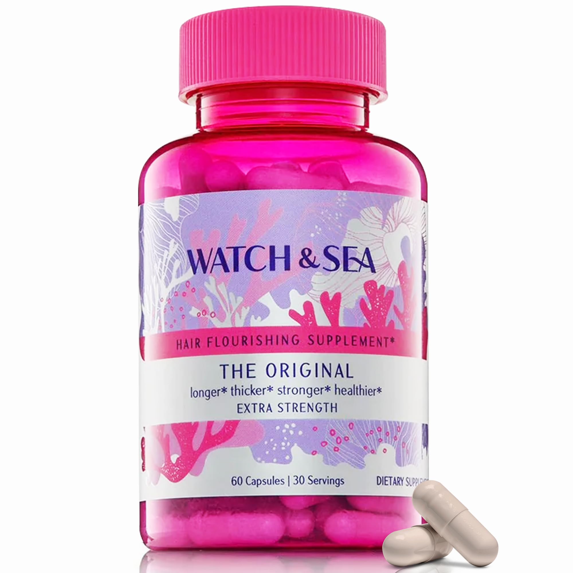 Watch Sea Hair Flourishing Extra Strength Capsules Nourishing Hair Supplement
