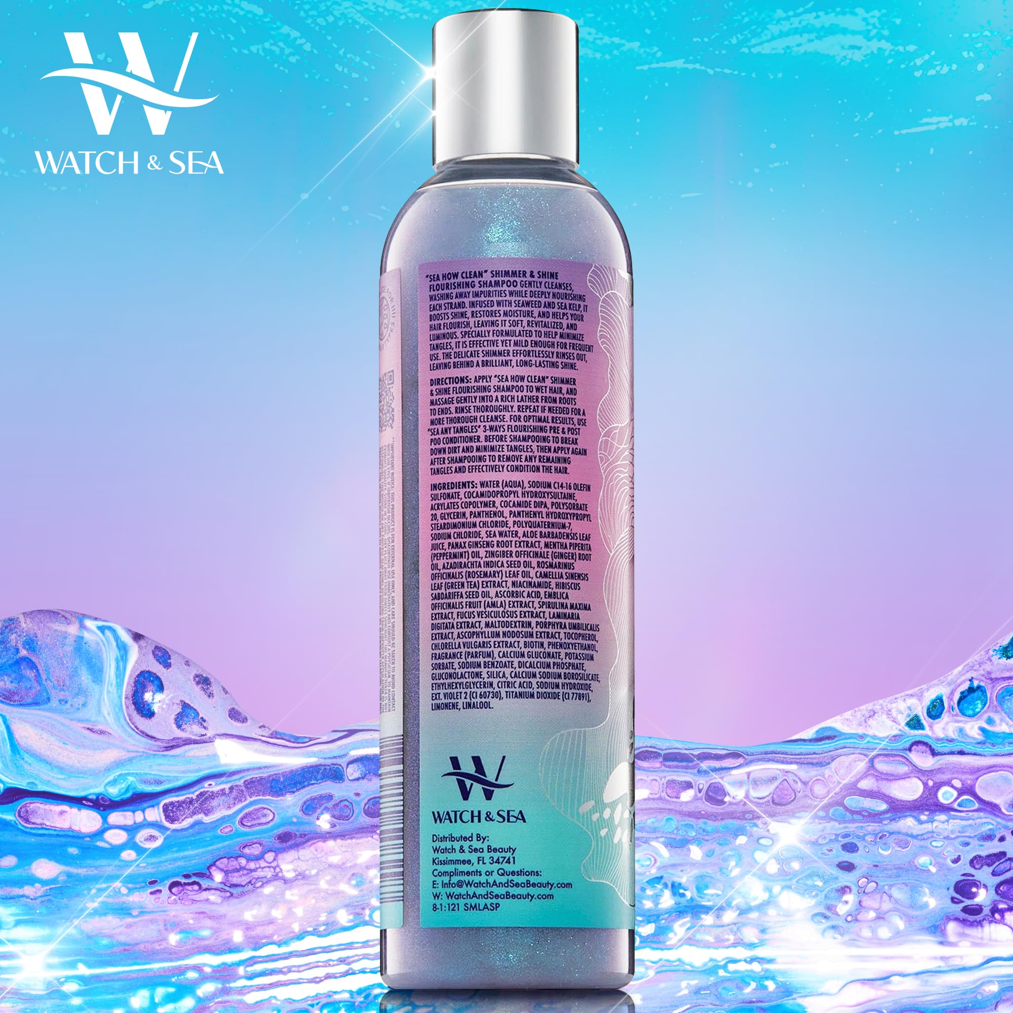 Watch Sea Shimmer Shine Flourishing Shampoo “sea How Clean” Hydrating Shampoo - Thumbnail 2