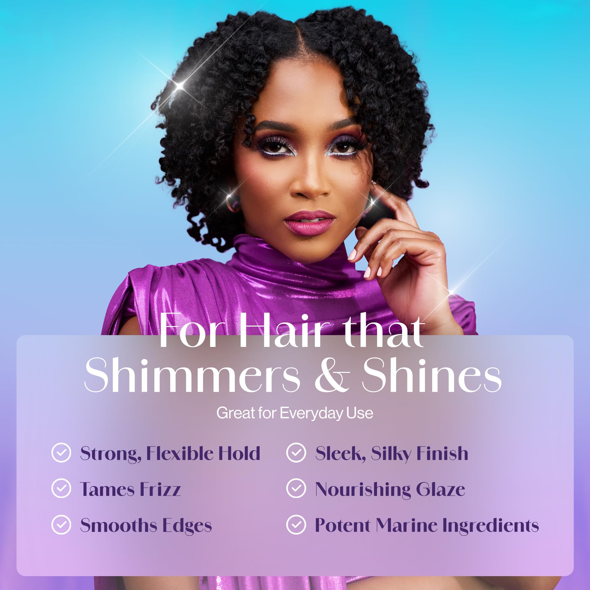 Watch Sea Maximum Shimmery Hair Gel Slickback Glaze Nourishing With Seaweed and - Thumbnail 3