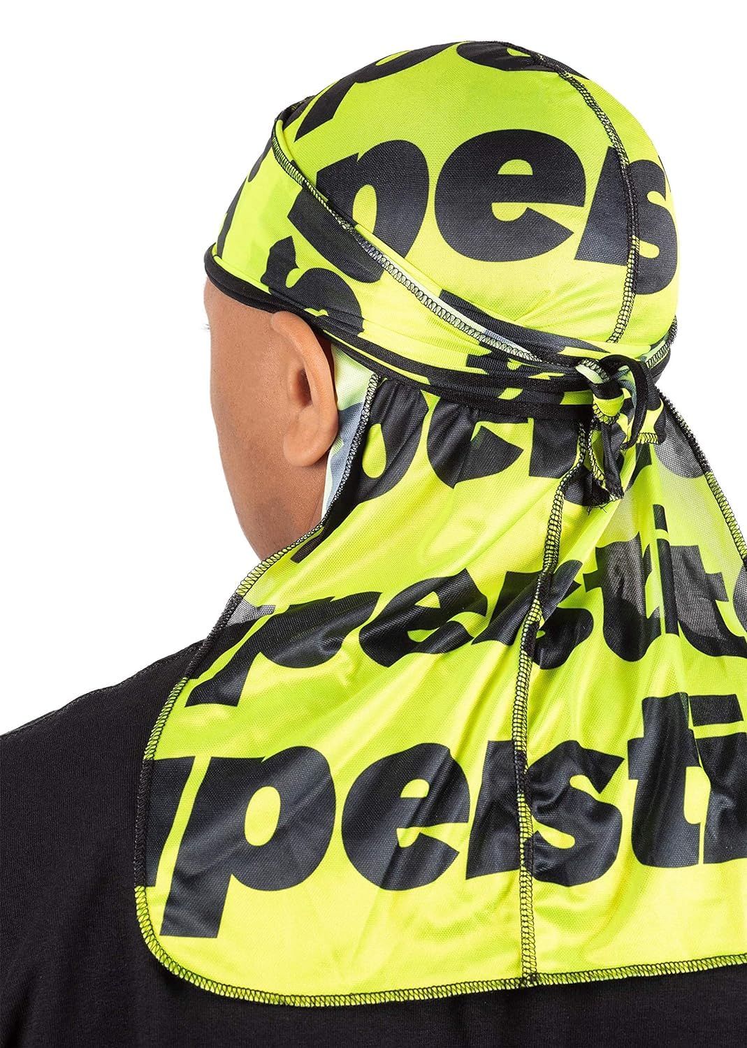 Wavebuilder Liquid Wavebuilder Durag Extra Long Tails Black #192 1 Ea 1count - Thumbnail 2