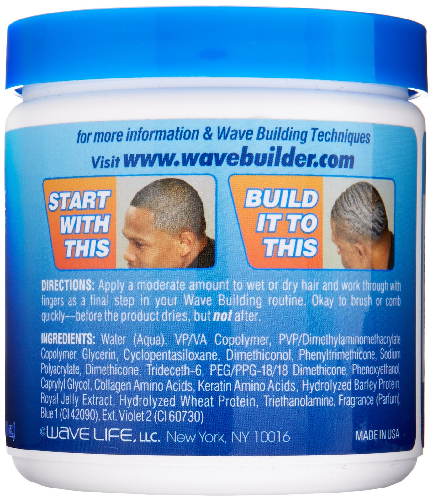 Wavebuilder Spinand Waves Holding Crème 8 oz - Thumbnail 2