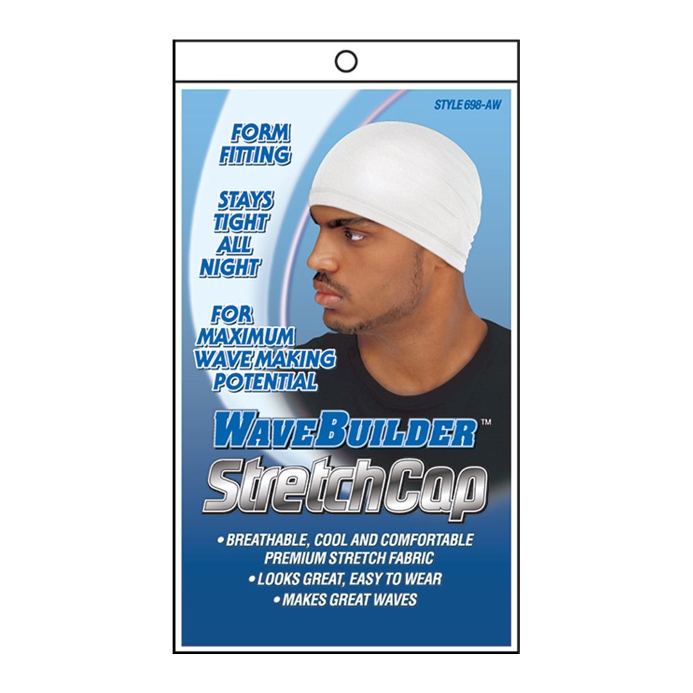 Wavebuilder Stretch Cap Black