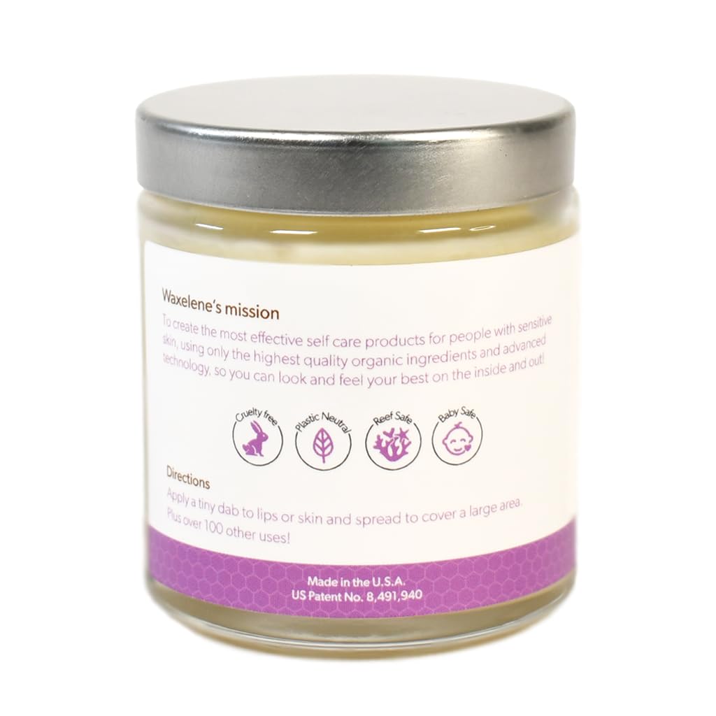 Waxelene Lavender Aerated Balm Jar Organic Calming Multipurpose Ointment Baby - Thumbnail 2