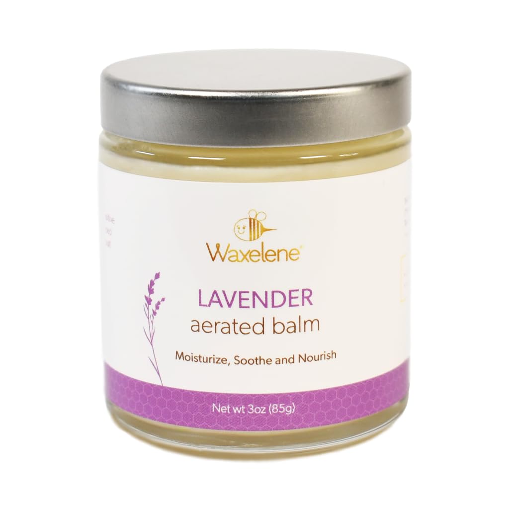 Waxelene Lavender Aerated Balm Jar Organic Calming Multipurpose Ointment Baby