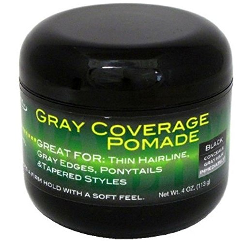Swing It Inc. Gray Coverage Black Pomade . Non Greasy Color Wax That Fills In - Thumbnail 2