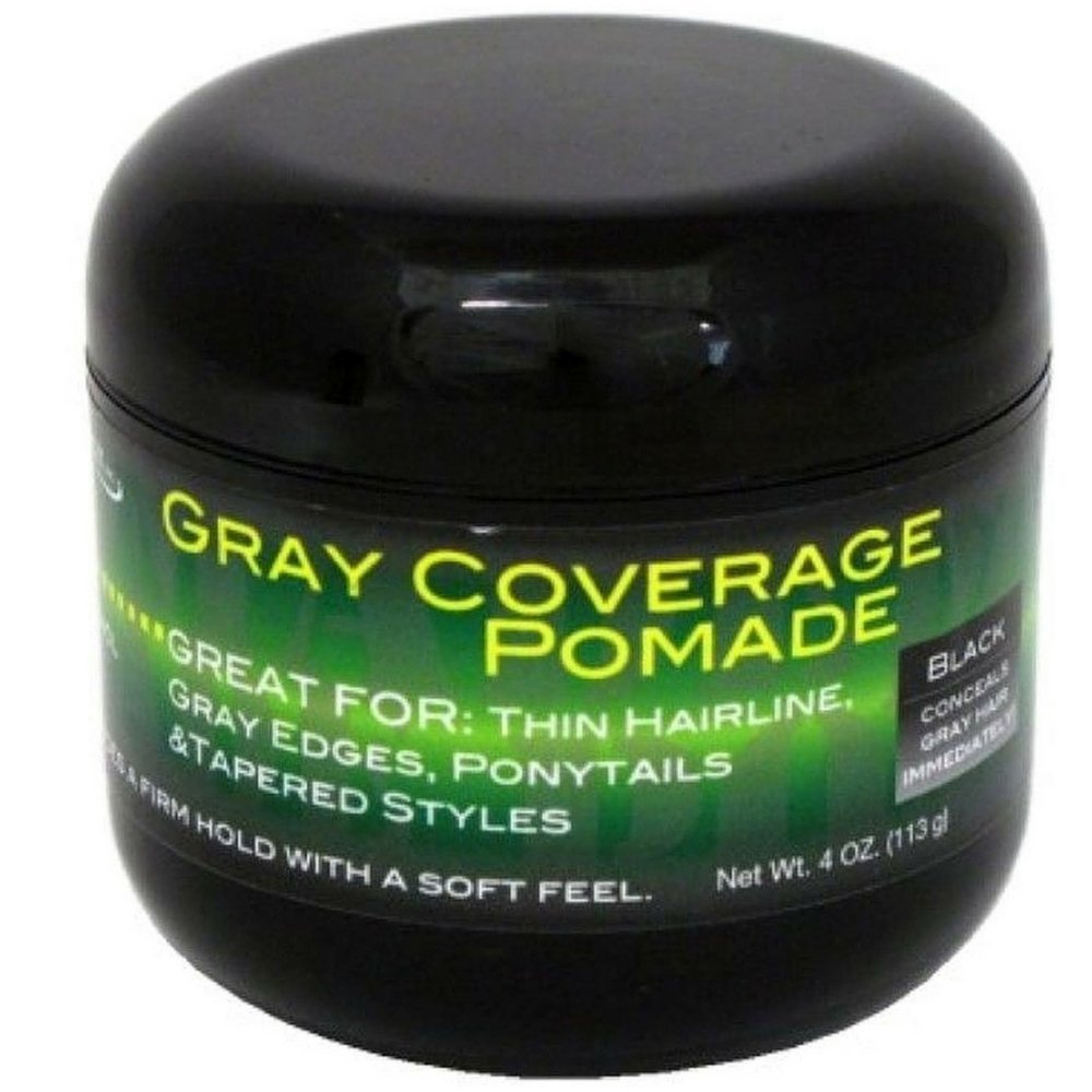 Swing It Inc. Gray Coverage Black Pomade . Non Greasy Color Wax That Fills In