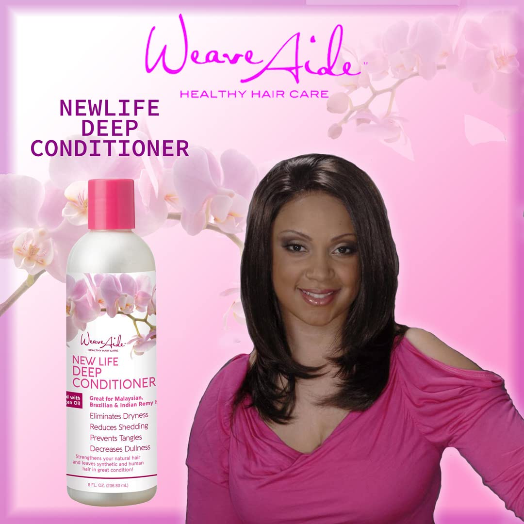 Weave Aide New Life Deep Conditioner . 8 oz - Thumbnail 2