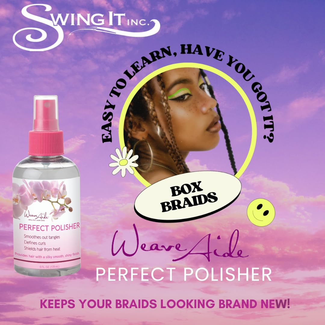 Weave Aide Perfect Polisher . Protects Hair From Heat. Nourish Shine for Dry - Thumbnail 3