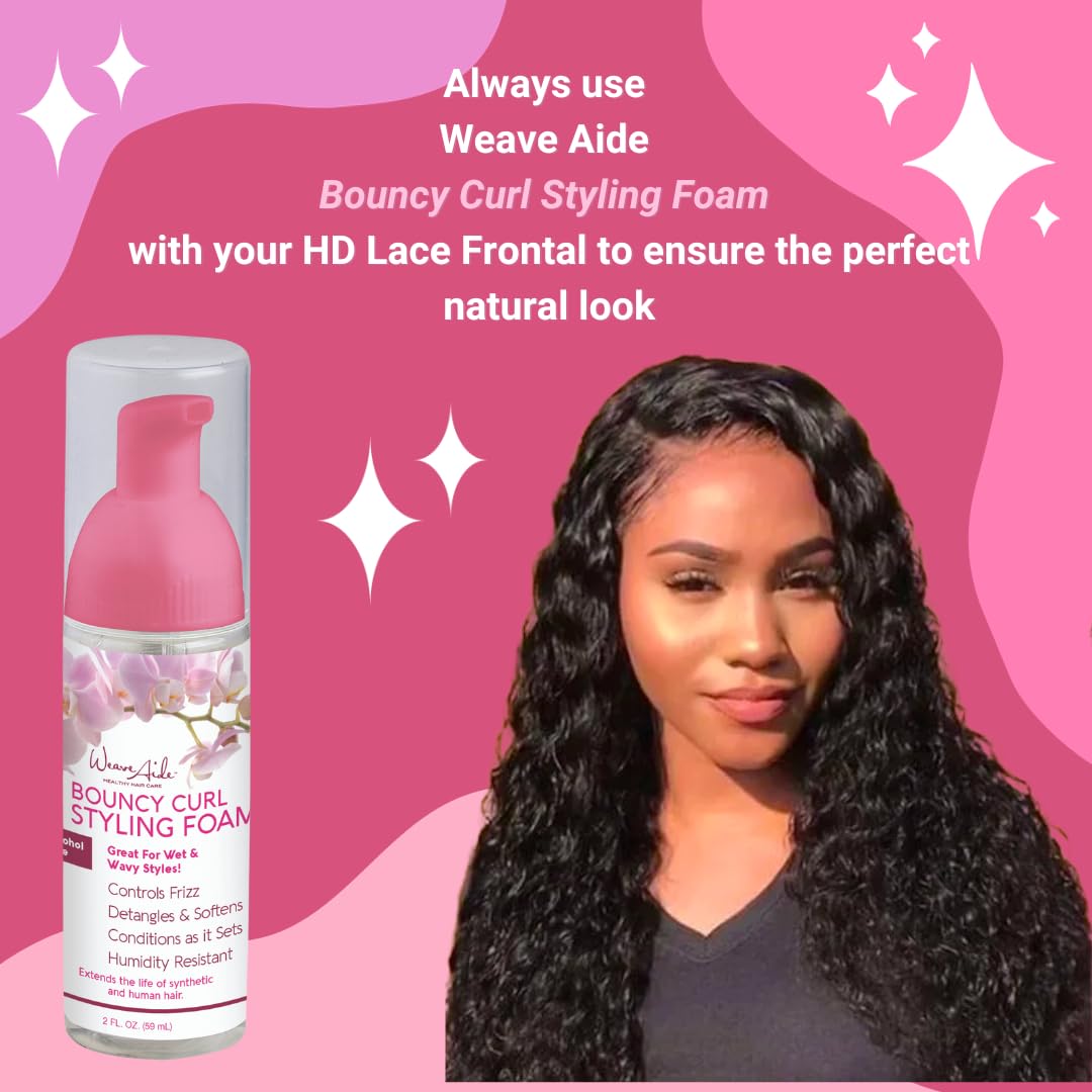 Weave Aide Bouncy Curl Styling Foam/mousse . Frizz Control Curl Mousse for - Thumbnail 3