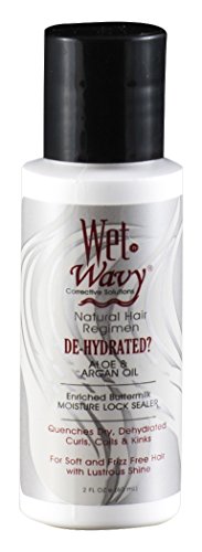 Wet N Wavy Natural Hair Regimen de Hydrated Aloe Argan Oil 2 oz - Thumbnail 2