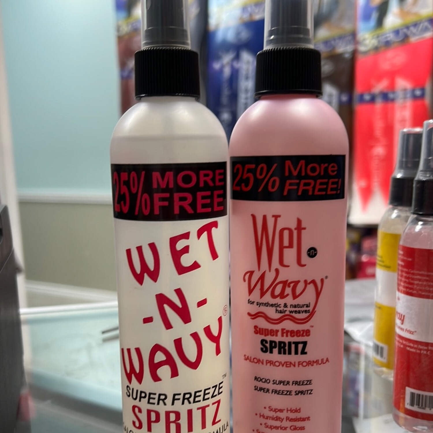 Wet N Wavy Super Freeze Spritz 10 oz