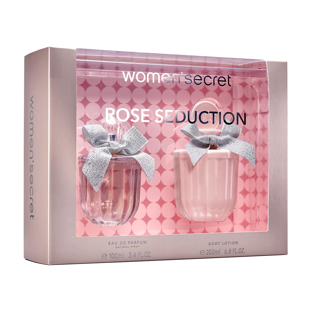 [Set] Secret Rose Seduction 3.4 L + 6.7 B/l Spain 4pcs Bybox For Women EDP