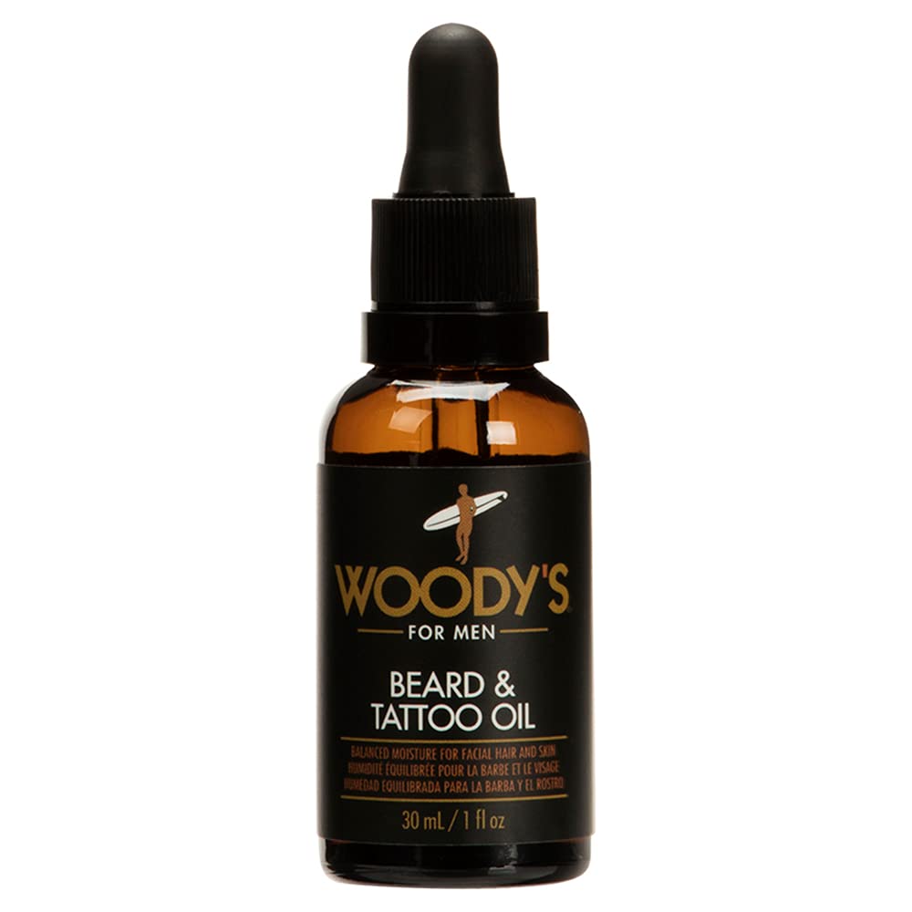 Woody's Tattoo Beard Oil Beard Oil Hydrating Facial Hair Skin Moisturizer - Thumbnail 2